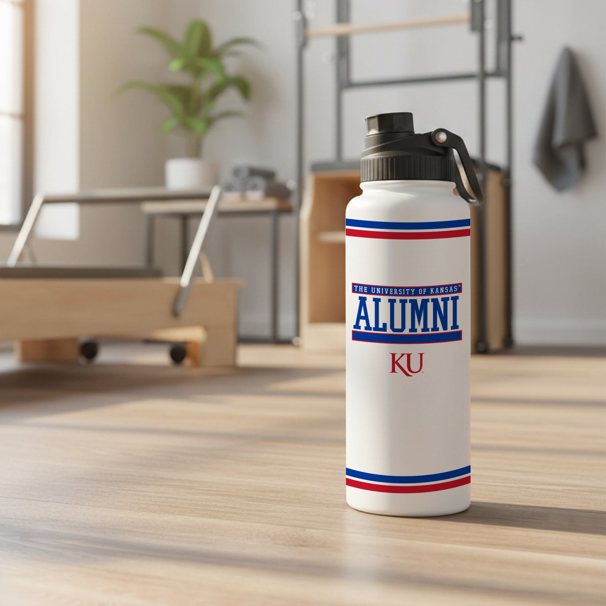 34oz Kansas Jayhawks Alumni Aqua Bottle