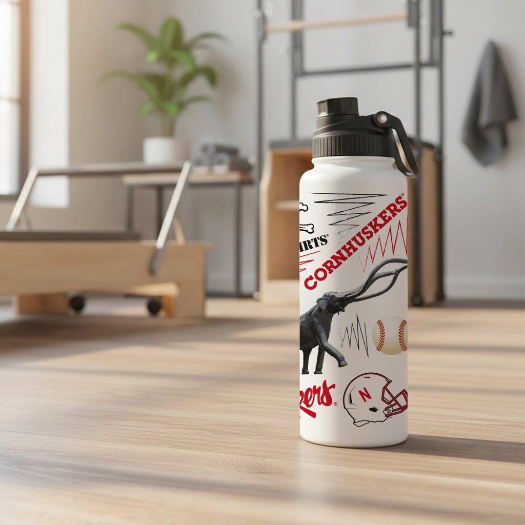 34oz Nebraska Cornhuskers Local Aqua Bottle