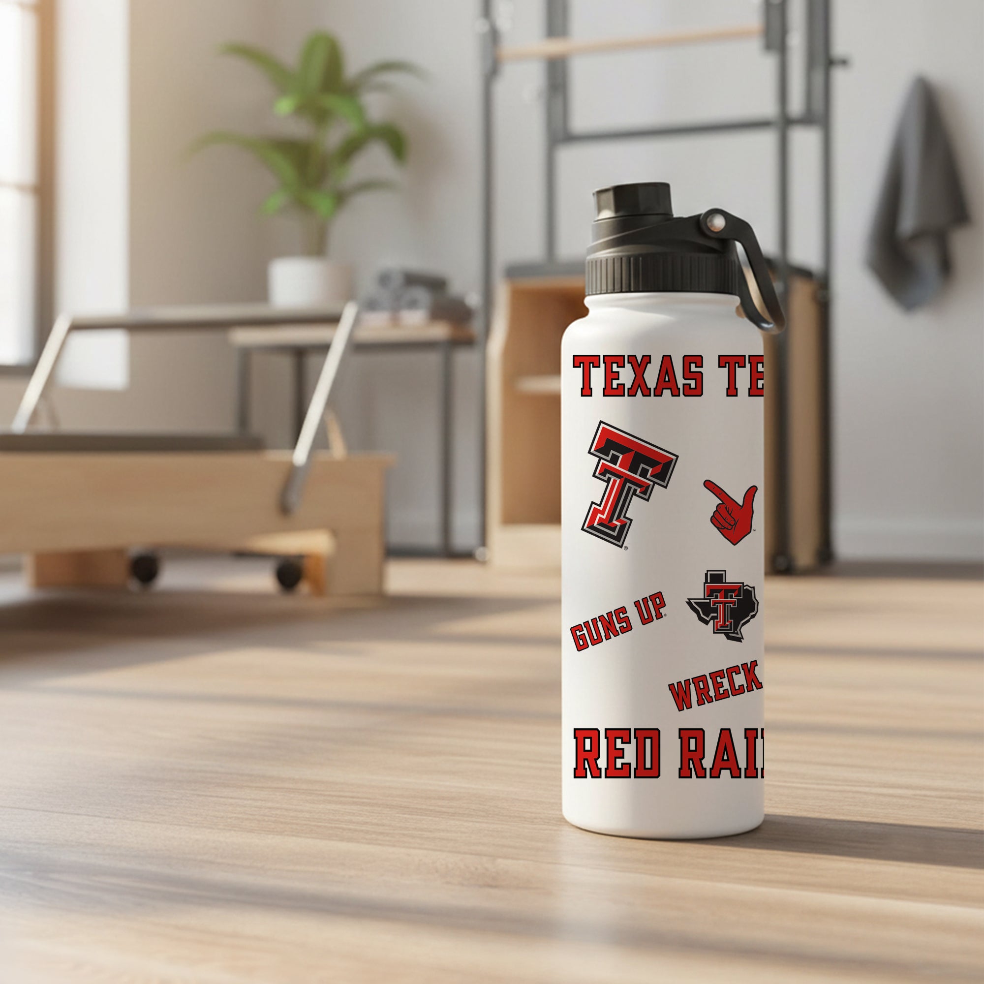 Texas Tech Red Raiders 34oz Stainless Steel Medley Aqua Bottle