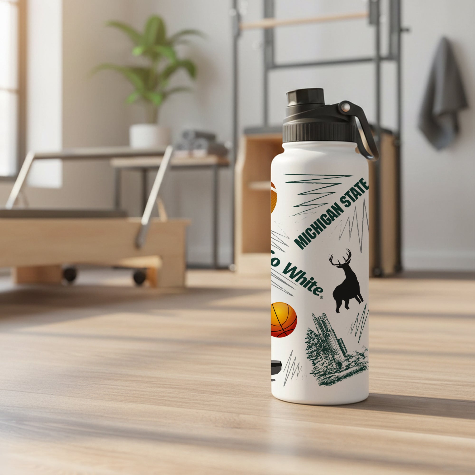 34oz Michigan State Spartans Local Aqua Bottle