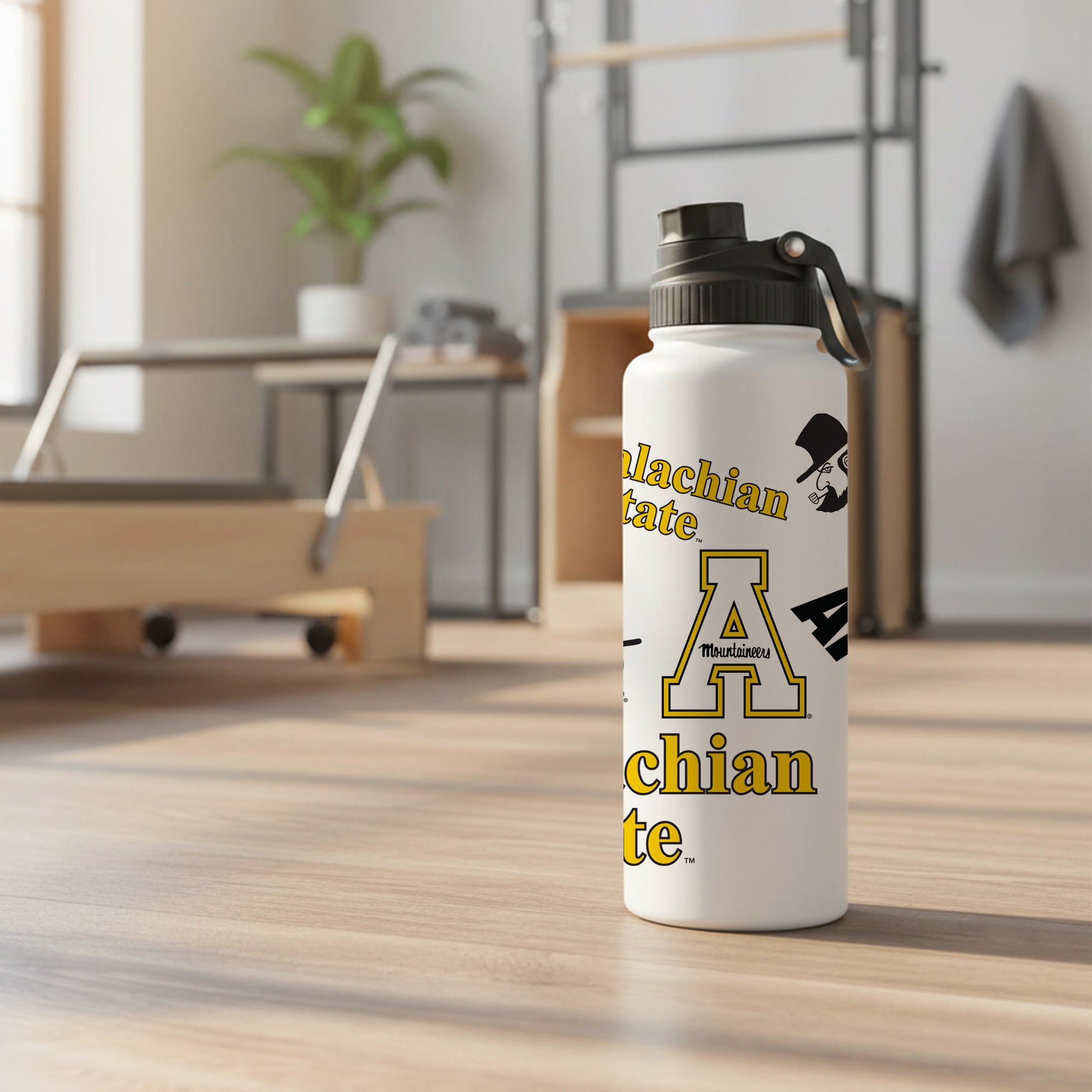 App State Mountaineers 34oz Stainless Steel Medley Aqua Bottle