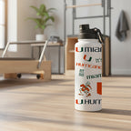 Miami Hurricanes 34oz Stainless Steel Medley Aqua Bottle
