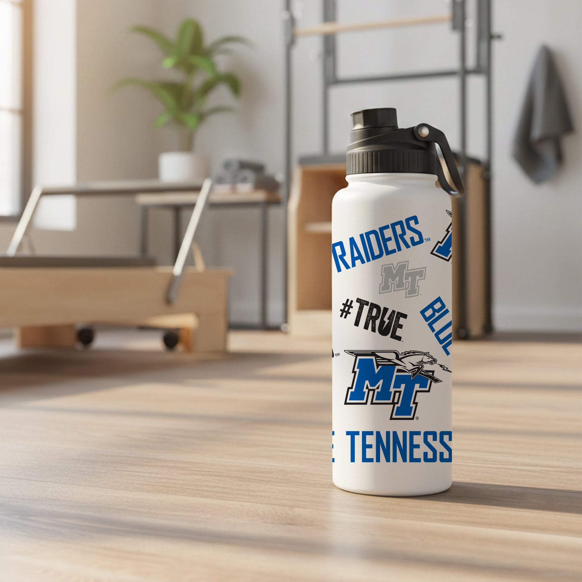 Middle Tennessee Blue Raiders 34oz Stainless Steel Medley Aqua Bottle