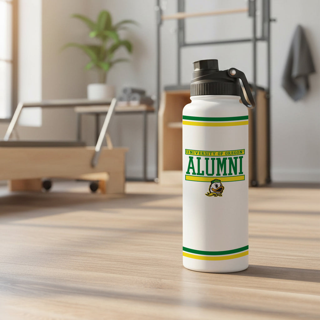 34oz Oregon Ducks Alumni Aqua Bottle