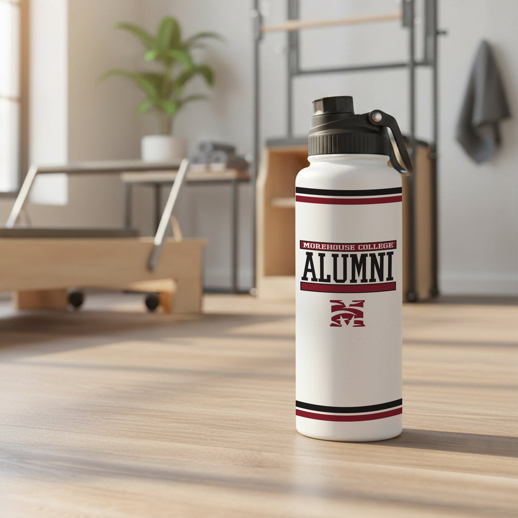 34oz Morehouse Maroon Tigers Alumni Aqua Bottle
