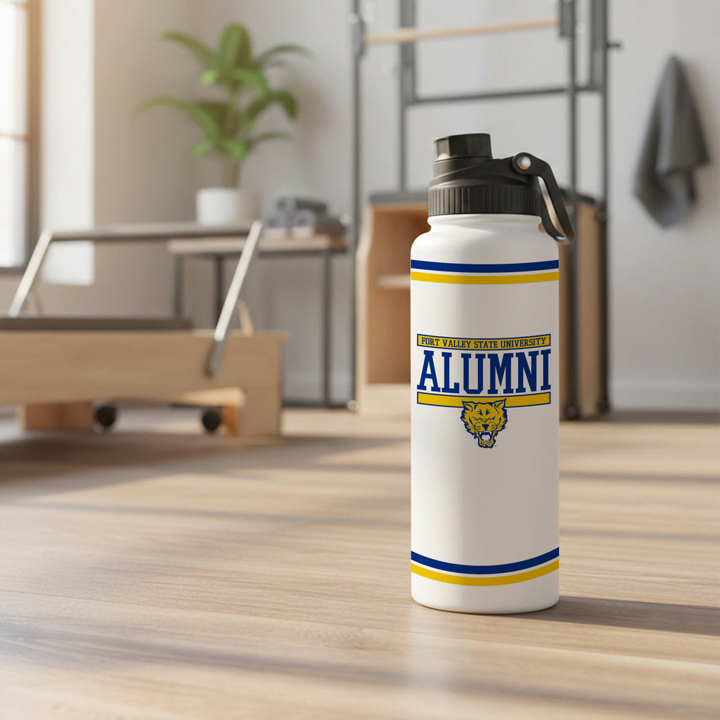 34oz Fort Valley State Wildcats Alumni Aqua Bottle