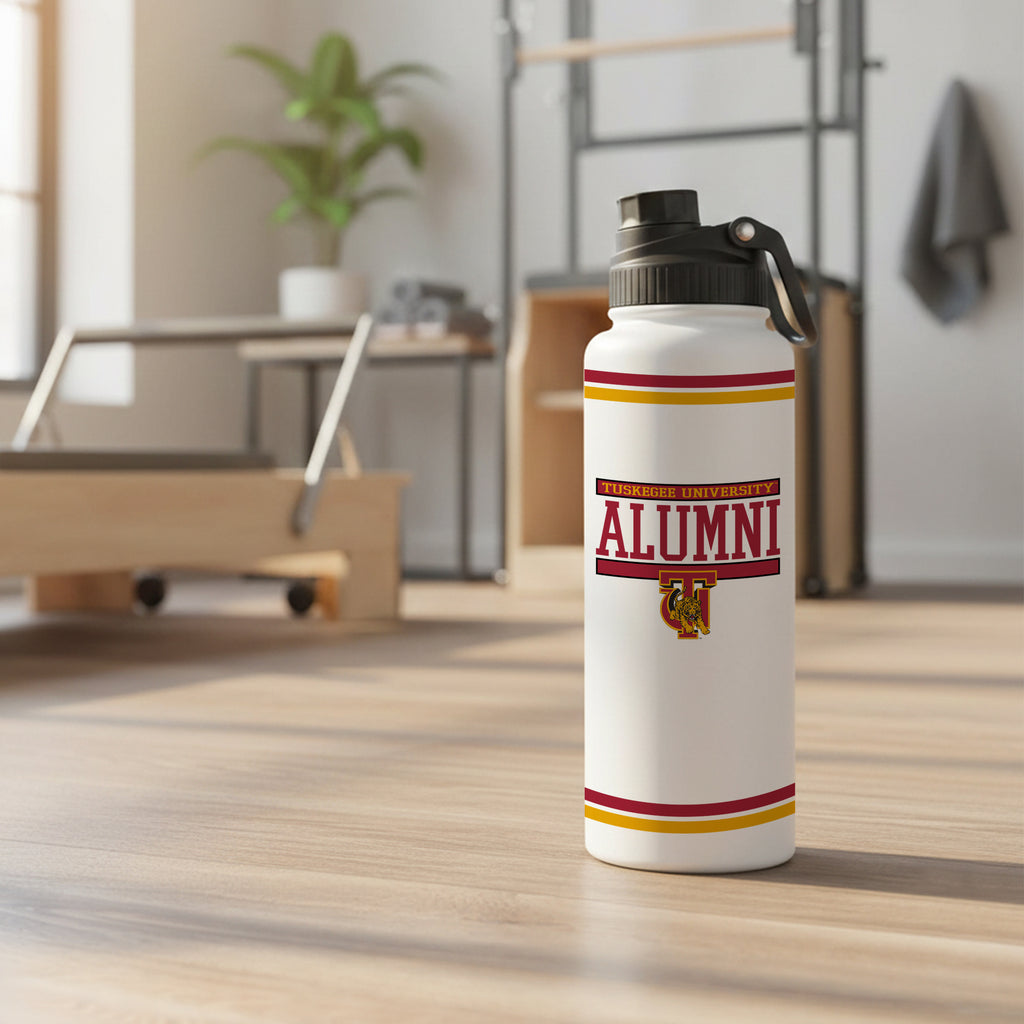 34oz Tuskegee Golden Tigers Alumni Aqua Bottle