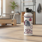 Gonzaga Bulldogs 34oz Stainless Steel Medley Aqua Bottle