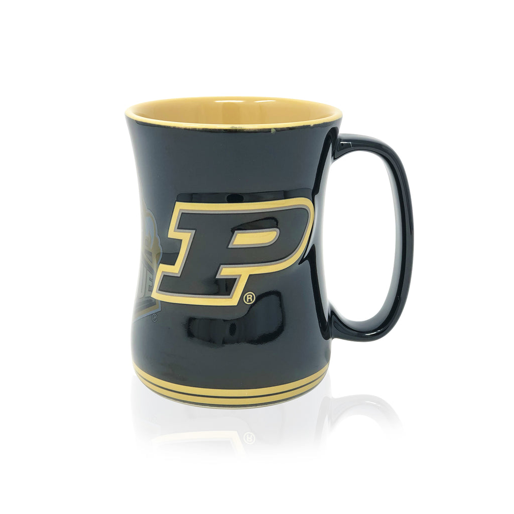 Purdue Boilermakers sculpted barista mug for Boilermakers fans