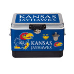 26qt Kansas Jayhawks Medley Steel Cooler