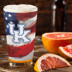 Set of 2 Kentucky Wildcats 16oz Americana Pints