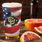 Set of 2 Colorado Buffaloes 16oz Americana Pints