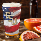 Set of 2 Florida State Seminoles 16oz Americana Pints