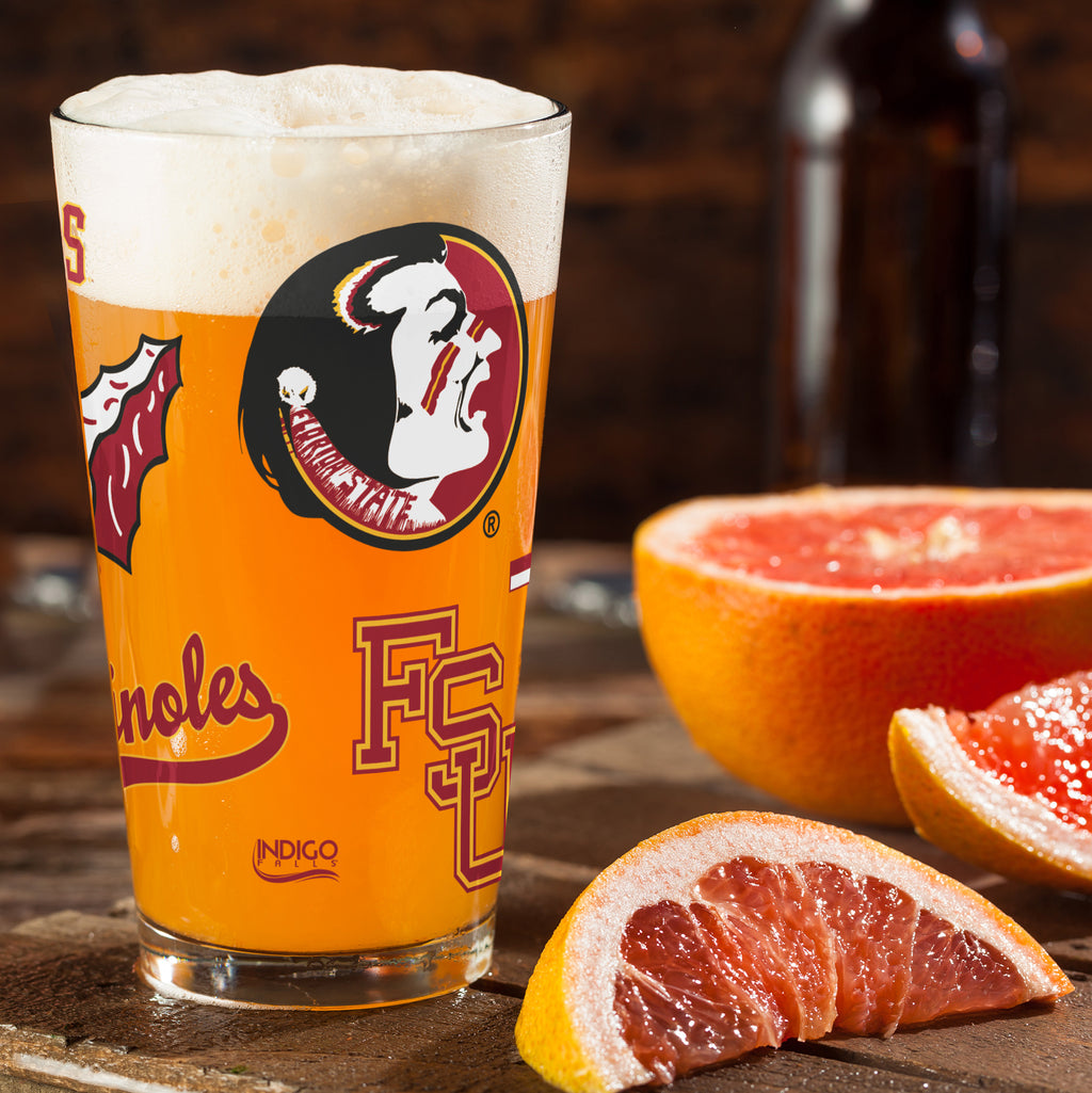 16oz Florida State Seminoles College Vault Medley Pint 2 Pack