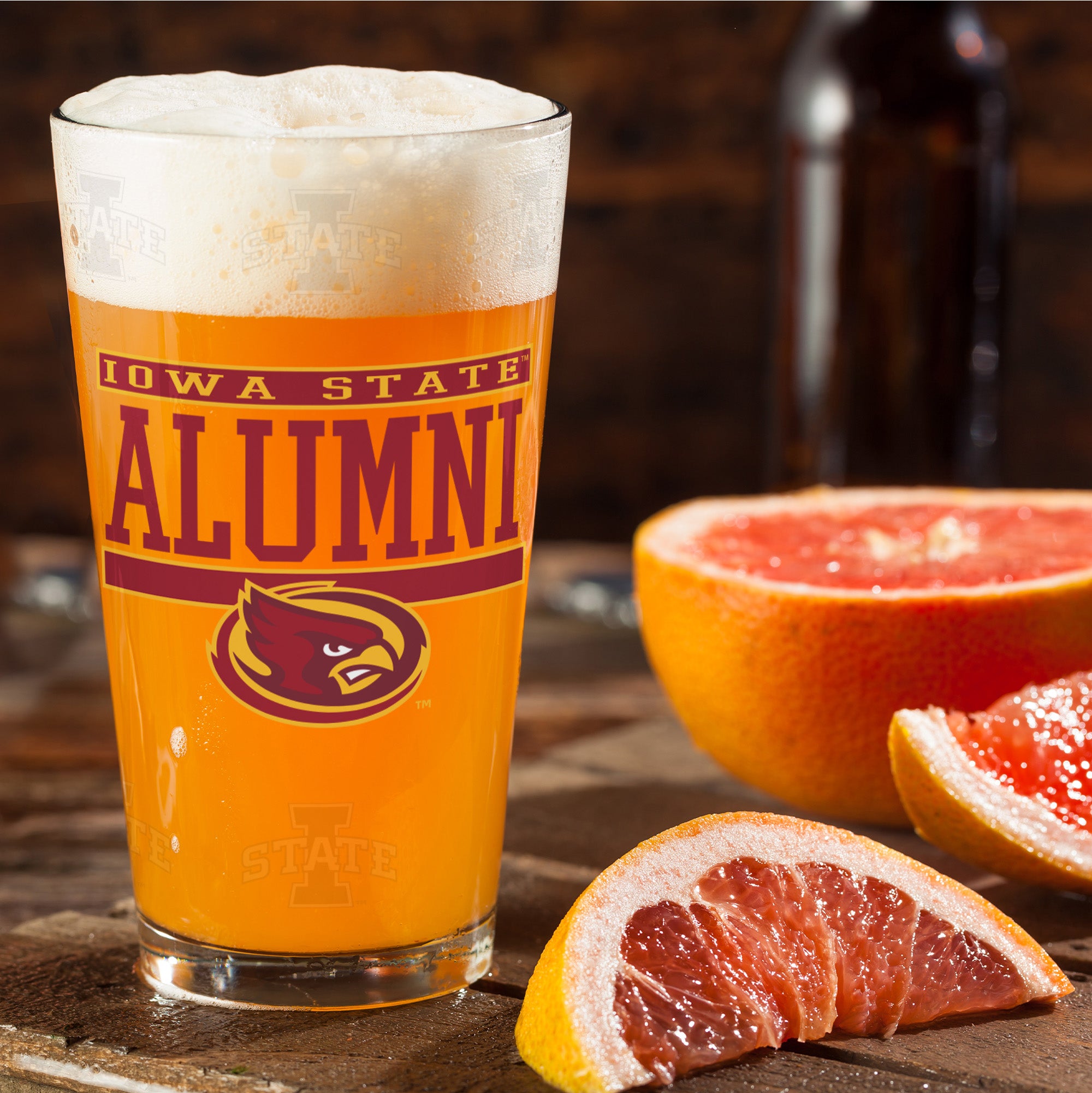 Set of 2 Iowa State Cyclones 16oz Alumni Pints