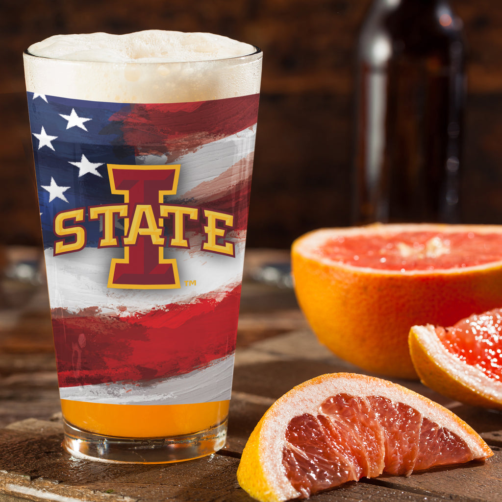 Set of 2 Iowa State Cyclones 16oz Americana Pints