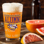 Set of 2 LSU Tigers 16oz Alumni Pints