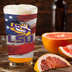 Set of 2 LSU Tigers 16oz Americana Pints