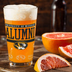 Set of 2 Missouri Tigers 16oz Alumni Pints