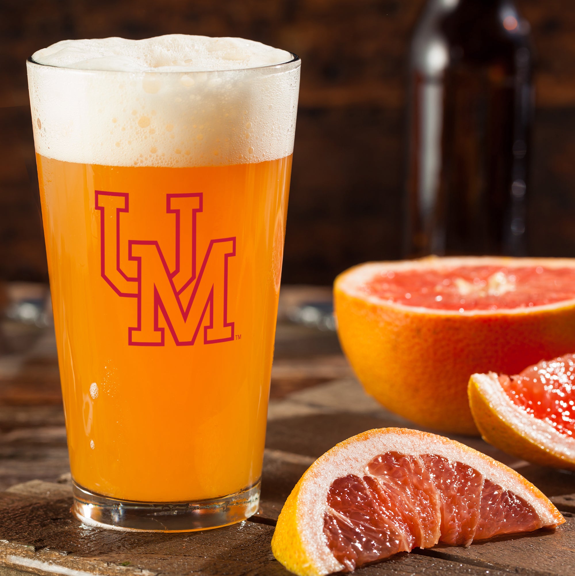 Set of 2 Ole Miss Rebels College Vault Sketch 16oz Pints