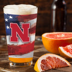 Set of 2 Nebraska Cornhuskers 16oz Americana Pints