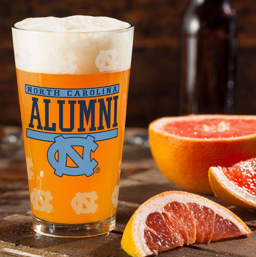 Set of 2 North Carolina Tar Heels 16oz Alumni Pints
