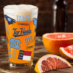 Set of 2 North Carolina Tar Heels Local 16oz Pints