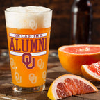 Set of 2 Oklahoma Sooners 16oz Alumni Pints