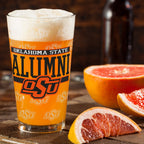 Set of 2 Oklahoma State Cowboys 16oz Alumni Pints