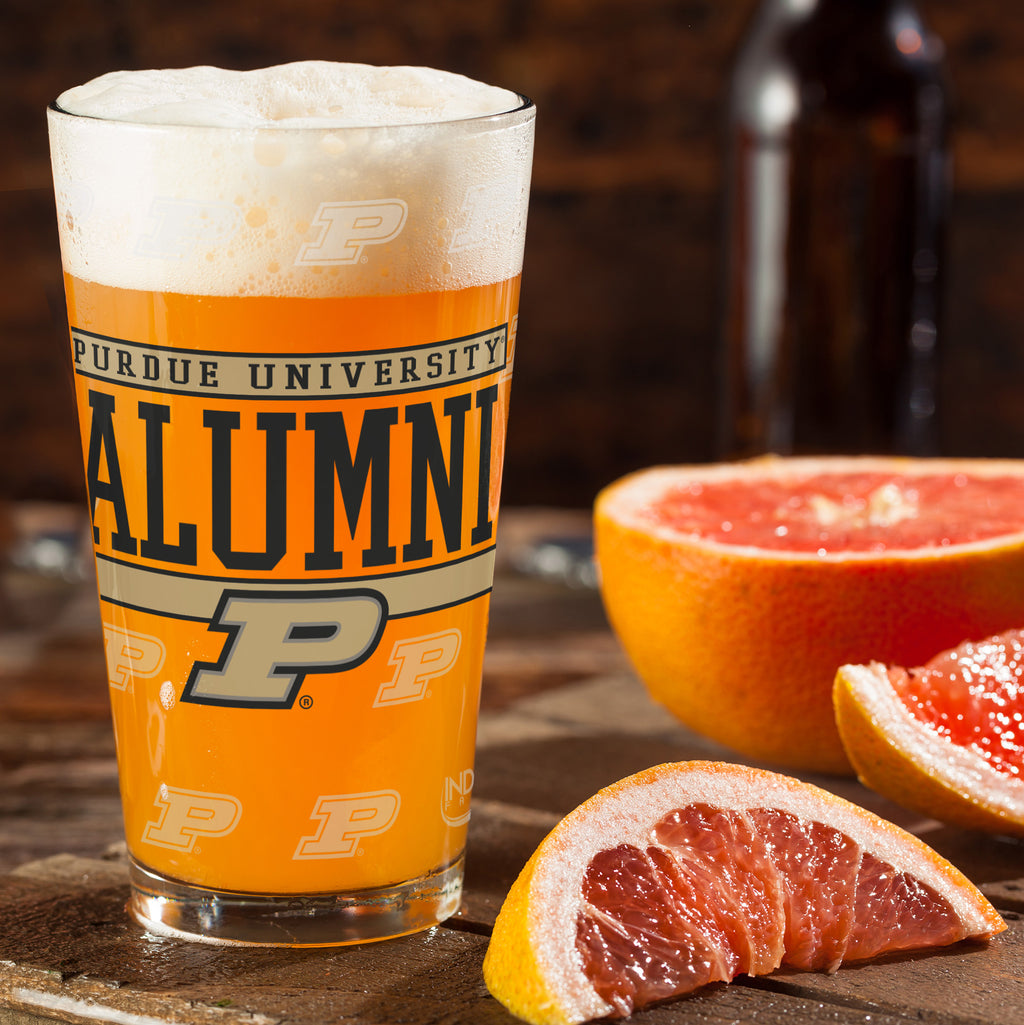 Set of 2 Purdue Boilermakers 16oz Alumni Pints