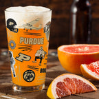 Set of 2 Purdue Boilermakers Local 16oz Pints