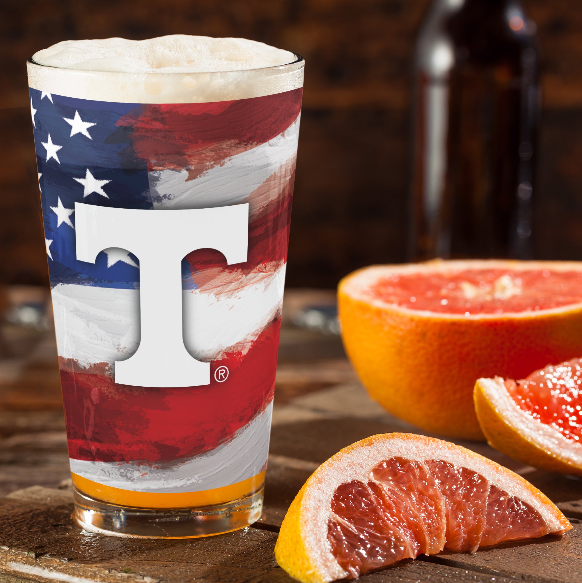 Set of 2 Tennessee Volunteers 16oz Americana Pints