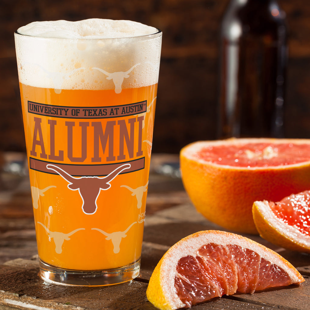 Set of 2 Texas Longhorns 16oz Alumni Pints