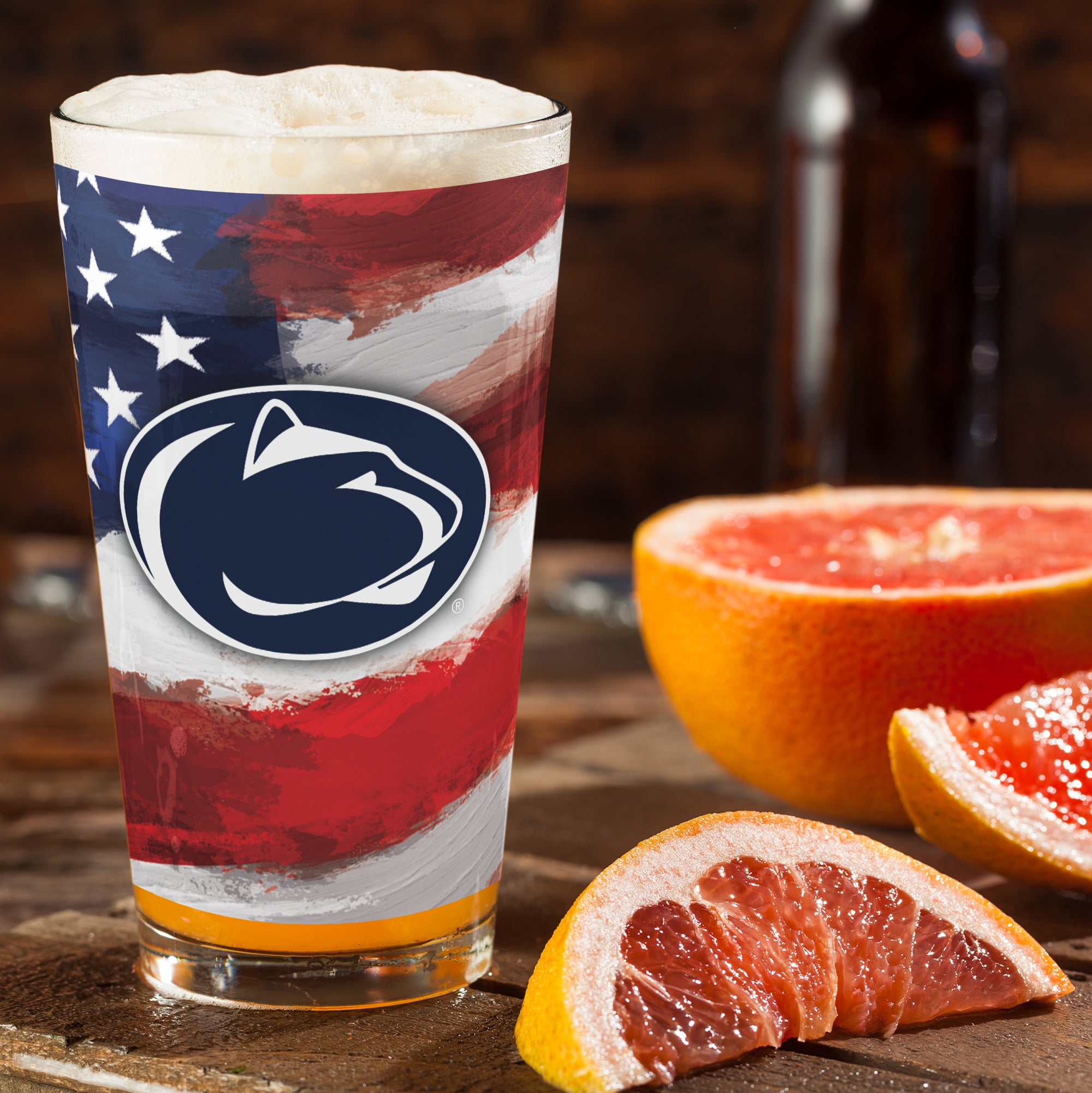 Set of 2 Penn State Nittany Lions 16oz Americana Pints