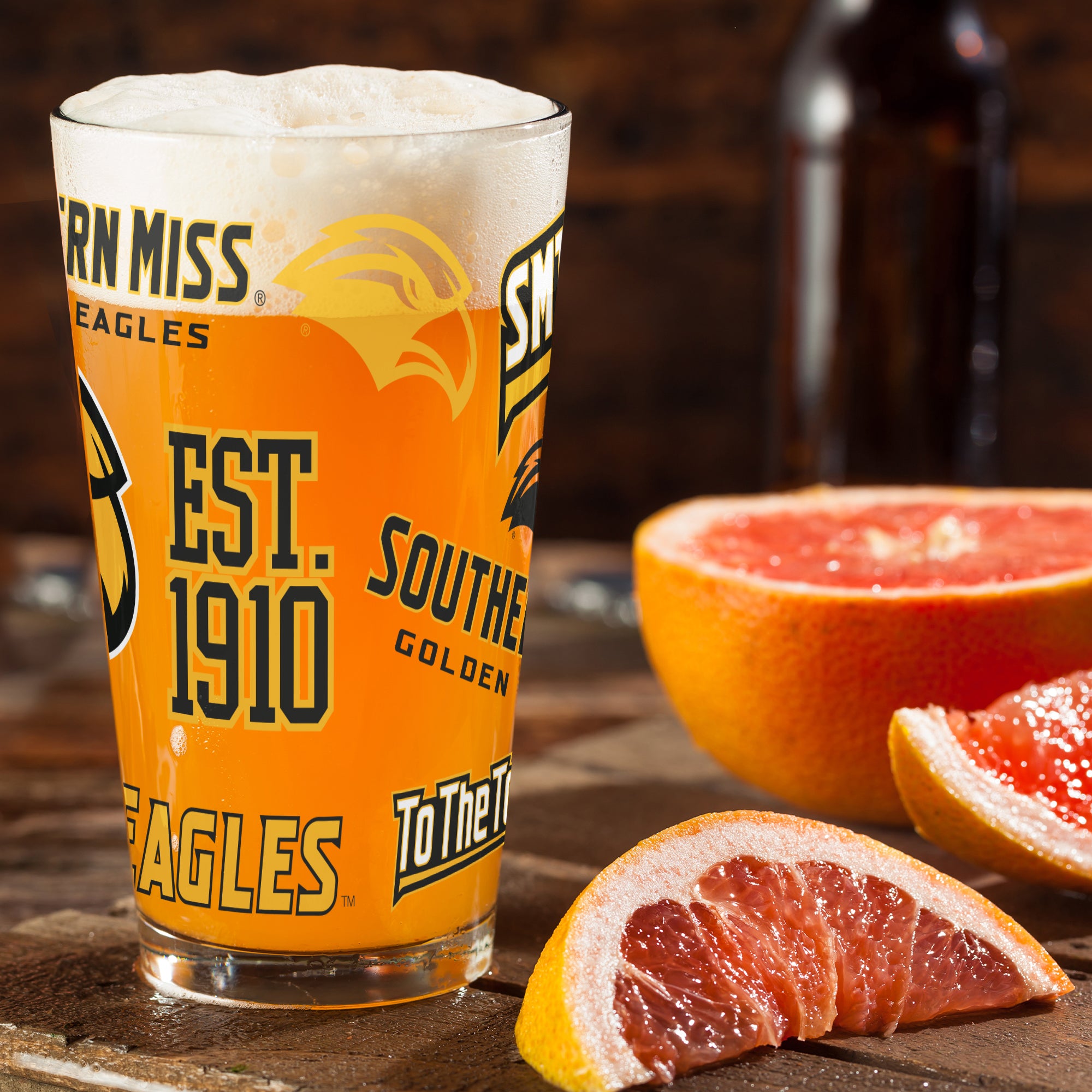 Southern Miss Golden Eagles 16oz Medley Pint 2 Pack