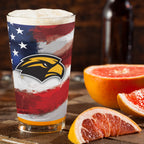 Set of 2 Southern Miss Golden Eagles 16oz Americana Pints
