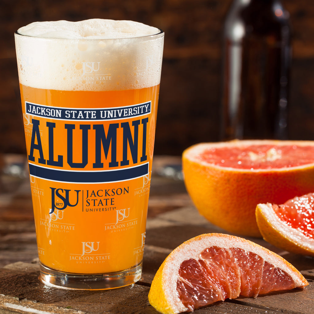 Set of 2 Jackson State Tigers 16oz XD Alumni Pints