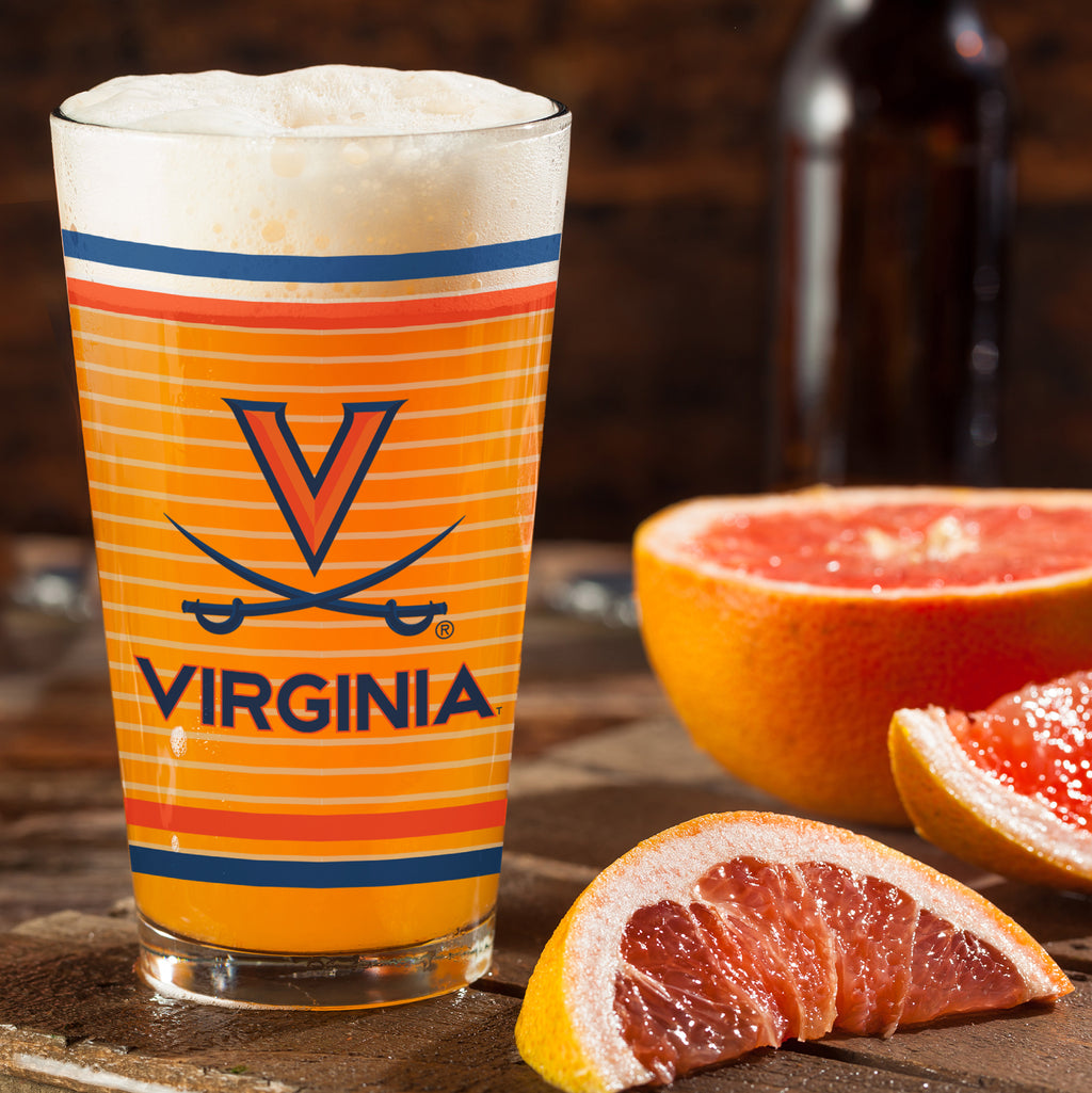 Set of 2 Virginia Cavaliers 16oz Ring Pints