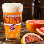Set of 2 Washington State Cougars 16oz Alumni Pints