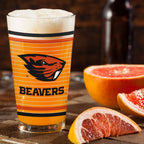 Set of 2 Oregon State Beavers 16oz Ring Pints