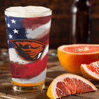 Set of 2 Oregon State Beavers 16oz Americana Pints