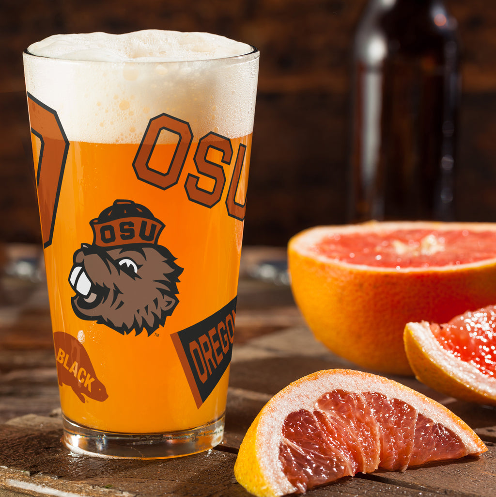 16oz Oregon State Beavers College Vault Medley Pint 2 Pack