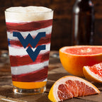Set of 2 West Virginia Mountaineers 16oz Americana Pints