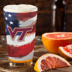 Set of 2 Virginia Tech Hokies 16oz Americana Pints