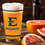 Set of 2 East Tennessee Buccaneers 16oz Ring Pints