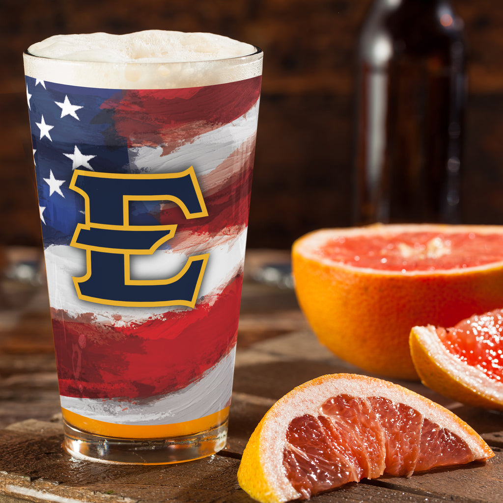 Set of 2 East Tennessee Buccaneers 16oz Americana Pints