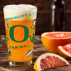 Set of 2 Oregon Ducks Local 16oz Pints