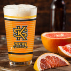 Set of 2 Kennesaw State Owls 16oz Ring Pints