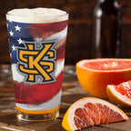 Set of 2 Kennesaw State Owls 16oz Americana Pints