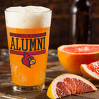 Set of 2 Louisville Cardinals 16oz Alumni Pints